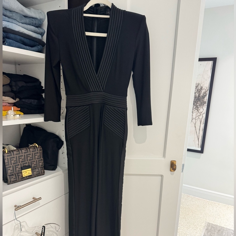 Zhivago Black V-Neck Jumpsuit - Picture 8 of 12